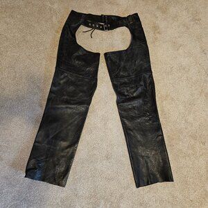 FMC Leather Chaps Size XL Great Condition!